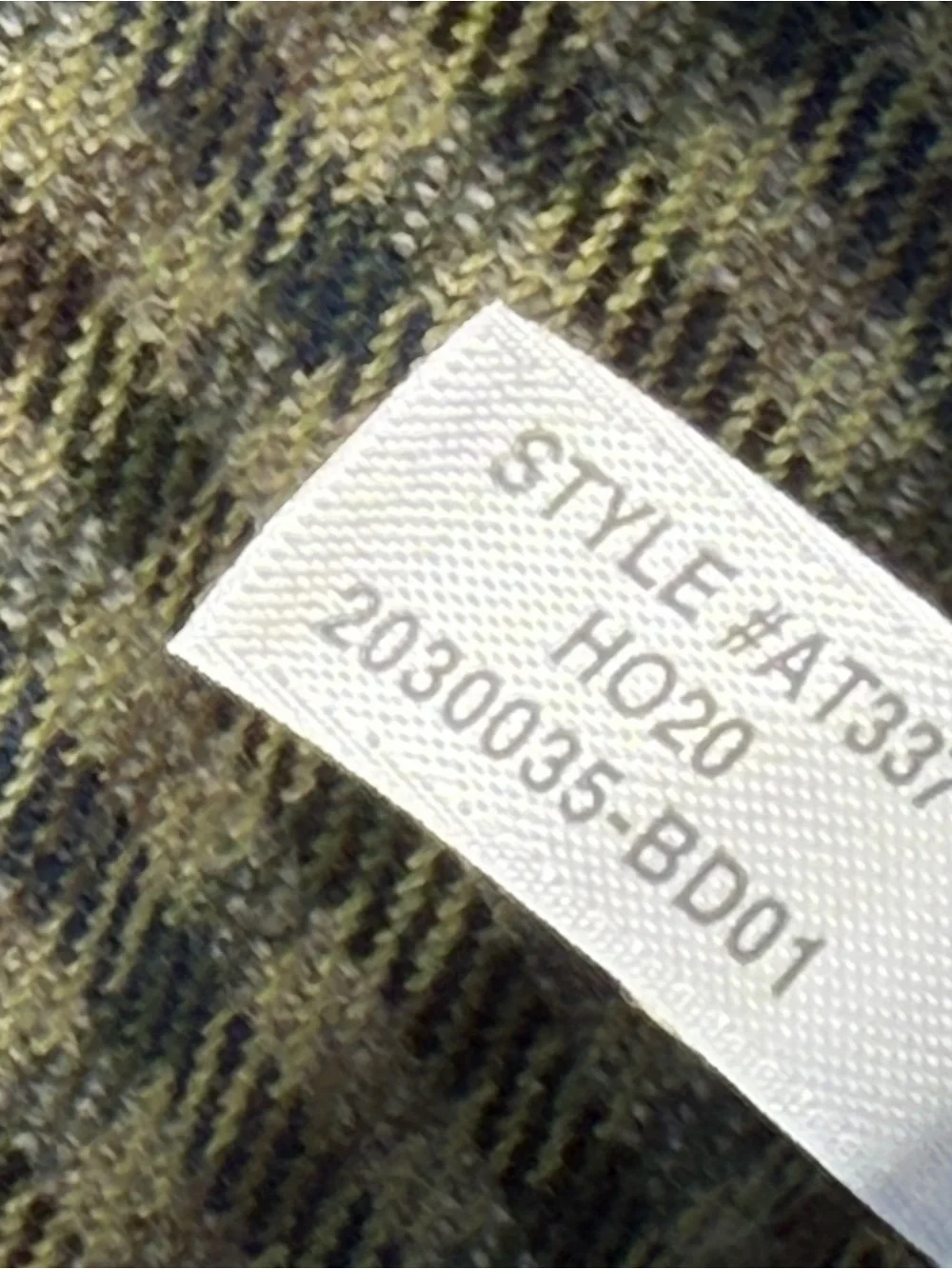J Crew Houndstooth Flannel Shirt Mens Large Olive Green Plaid Elbow Patches Slim